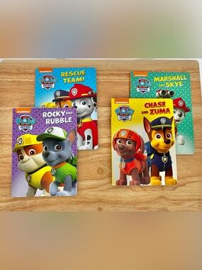 Nickelodeon PAW Patrol Kids Board Books Bundle - 4 Books